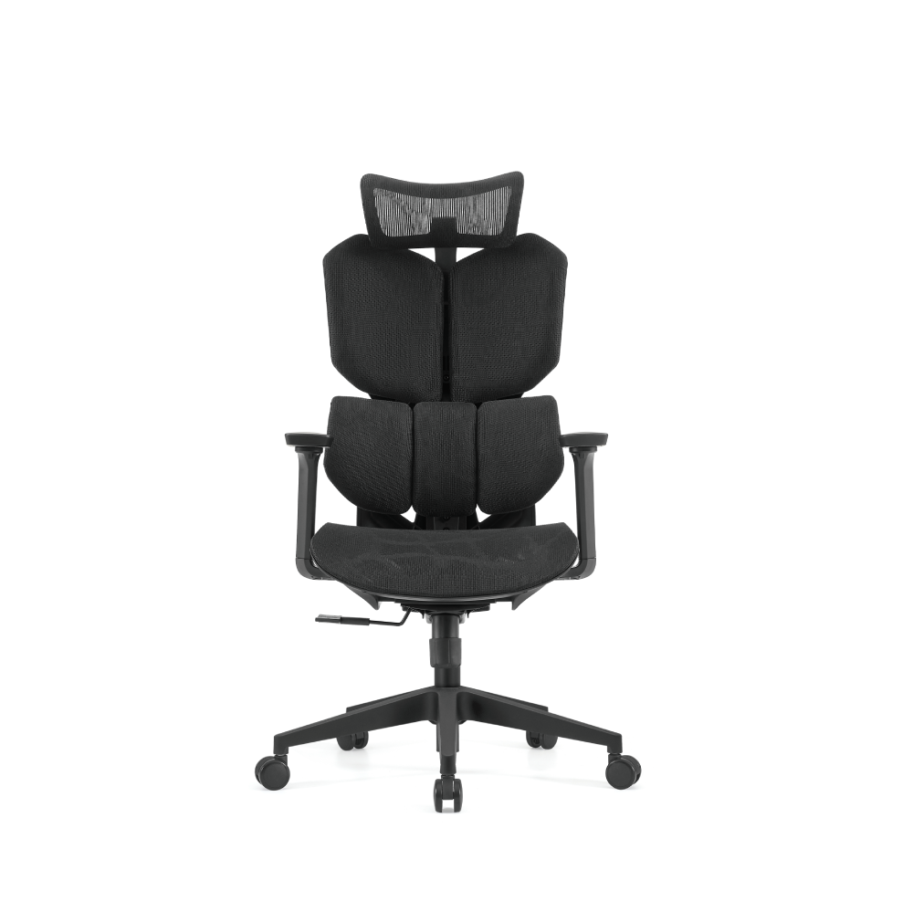 Eldo Mesh and Plastic Frame 3D Adjustable Armrest Function Mechanism.