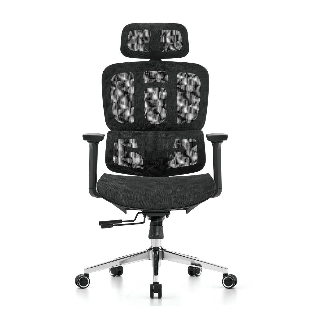 Eldo Mesh and Plastic Frame 3D Adjustable Armrest Function Mechanism