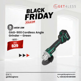 Green Lion GAG-900 Cordless Angle Grinder - Green