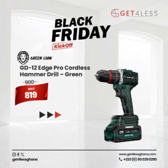 Green Lion GD-12 Edge Pro Cordless Hammer Drill - Green