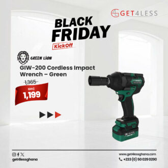 Green Lion GIW-200 Cordless Impact Wrench - Green