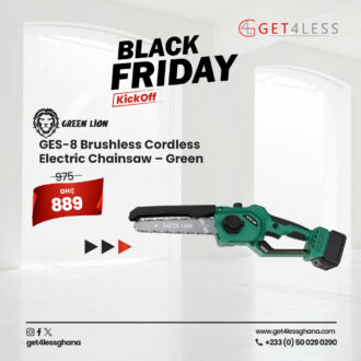 Green Lion GES-8 Brushless Cordless Electric Chainsaw - Green