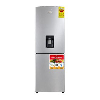 Zara Fridge Bottom Freezer 300Ltrs Water Dispenser Dark Silver