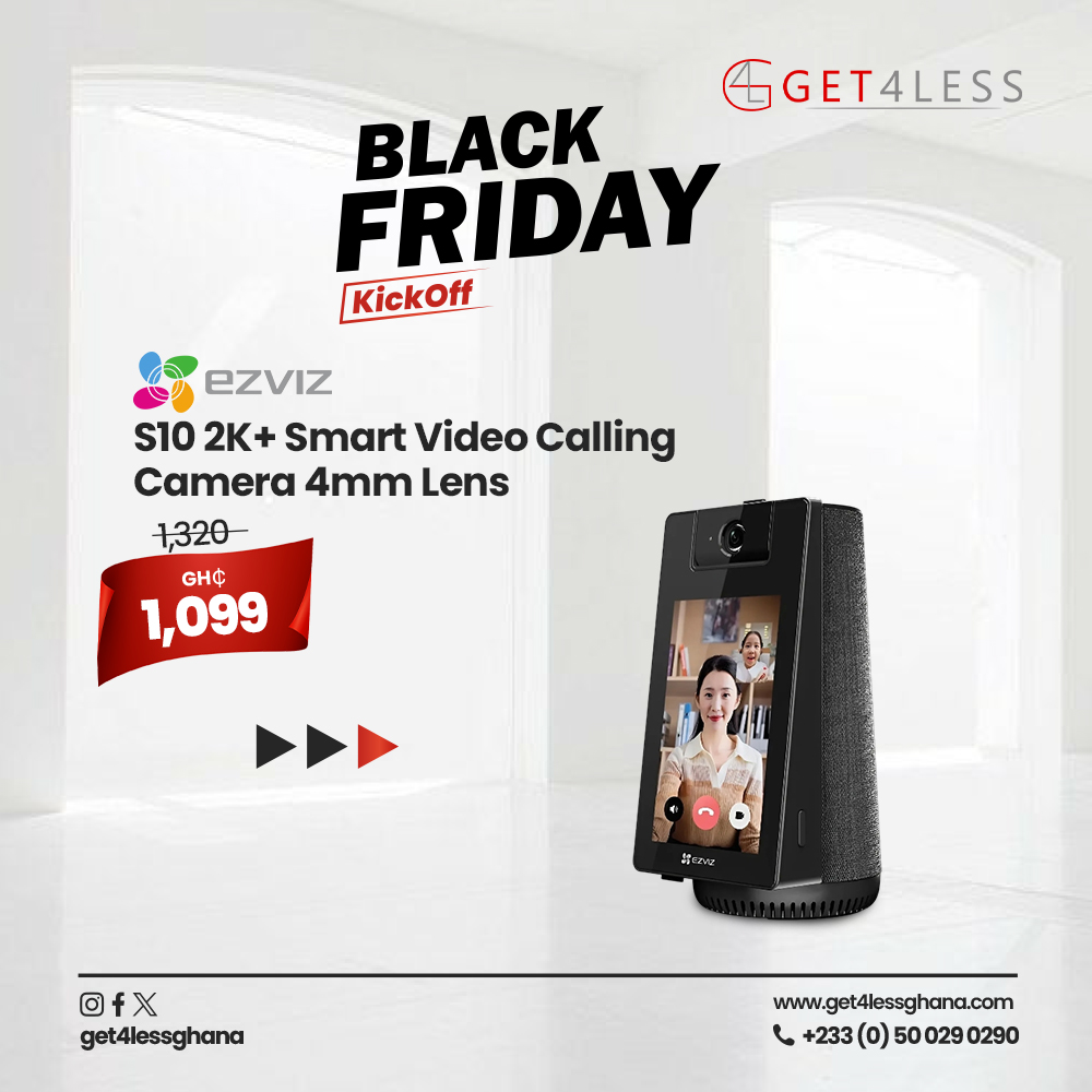 Ezviz S10 2K+ Smart Video Calling Camera 4mm Lens